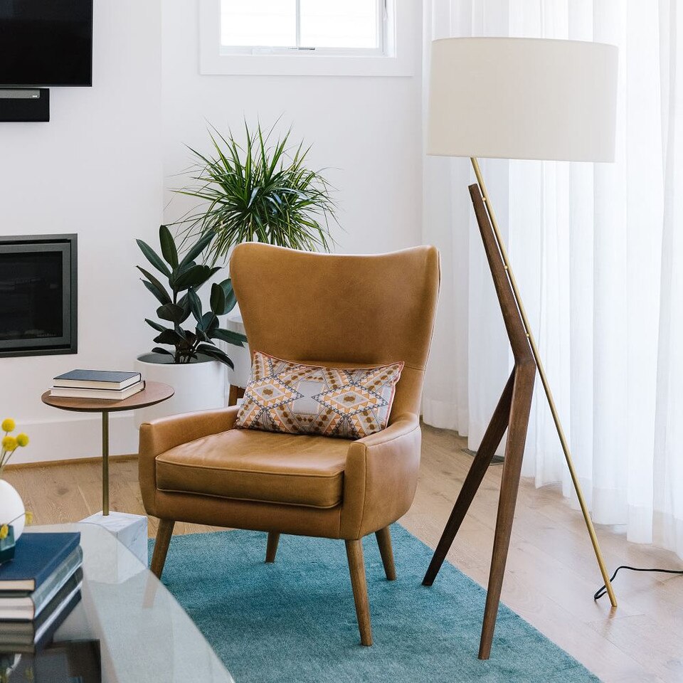 Caldas Floor Lamp (145 cm) West Elm Australia